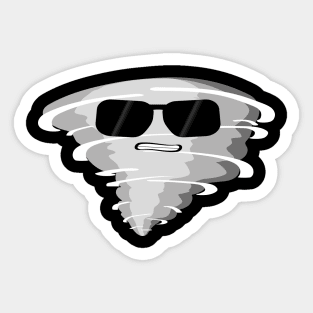 Cool Super Tornado Funny Sticker